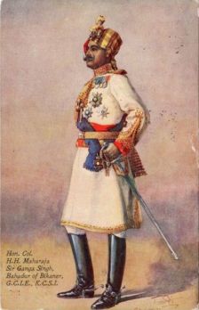 Sir Ganga Singh, Bikaner mahárdzsája ((forrás: Tasveerjournal)